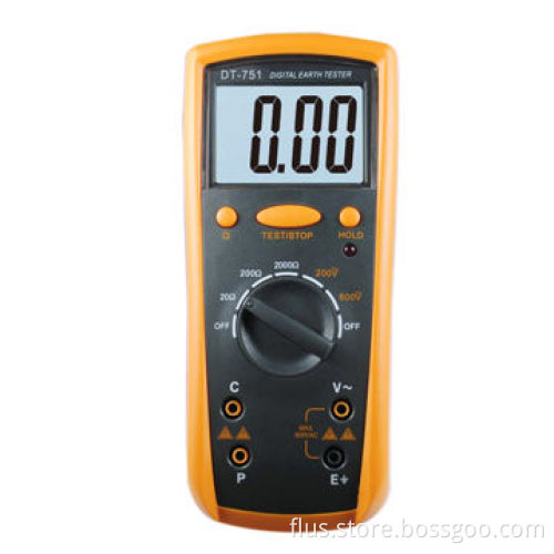 Digital earth resistant meter, 80%RH humidity